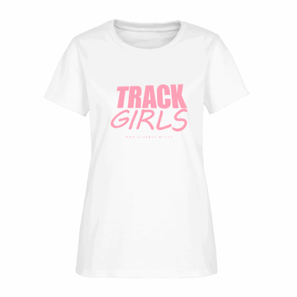Track Girls Women's T-Shirt Pink Logo