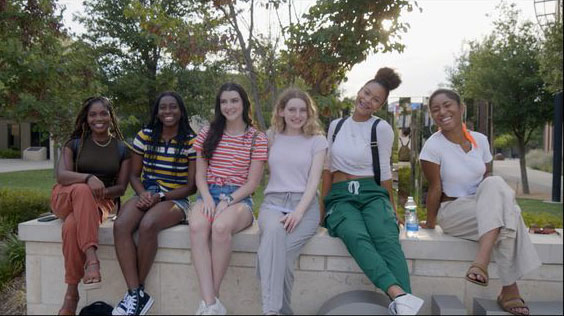 Track Girls behind the scenes group photo
